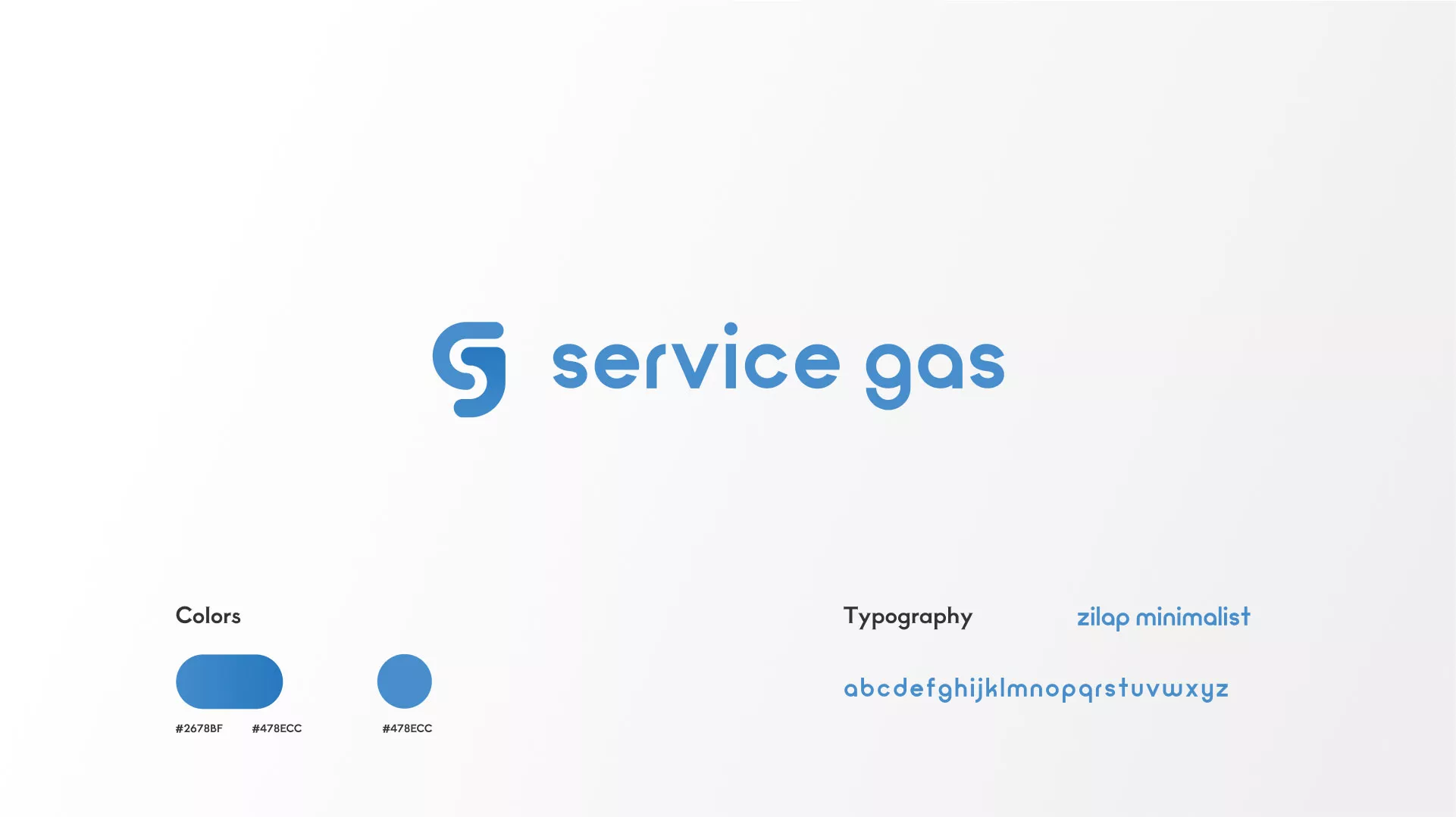 Разработка логотипа газовой компании «Сервис газ» в Рошале