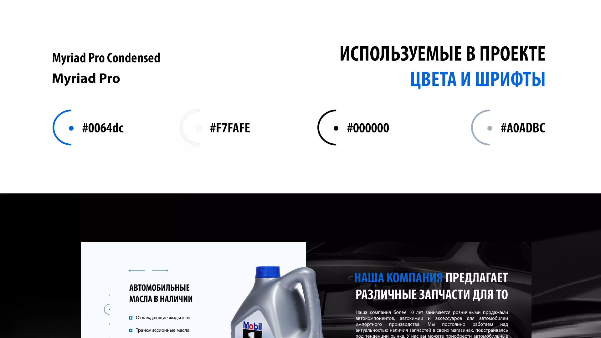 Разработка сайта магазина автозапчастей «М7» в Рошале