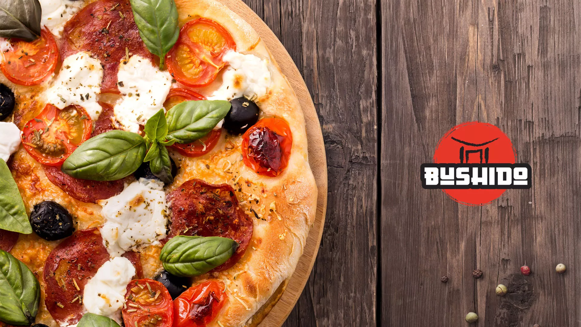 Разработка сайта для пиццерии «BUSHIDO» в Рошале