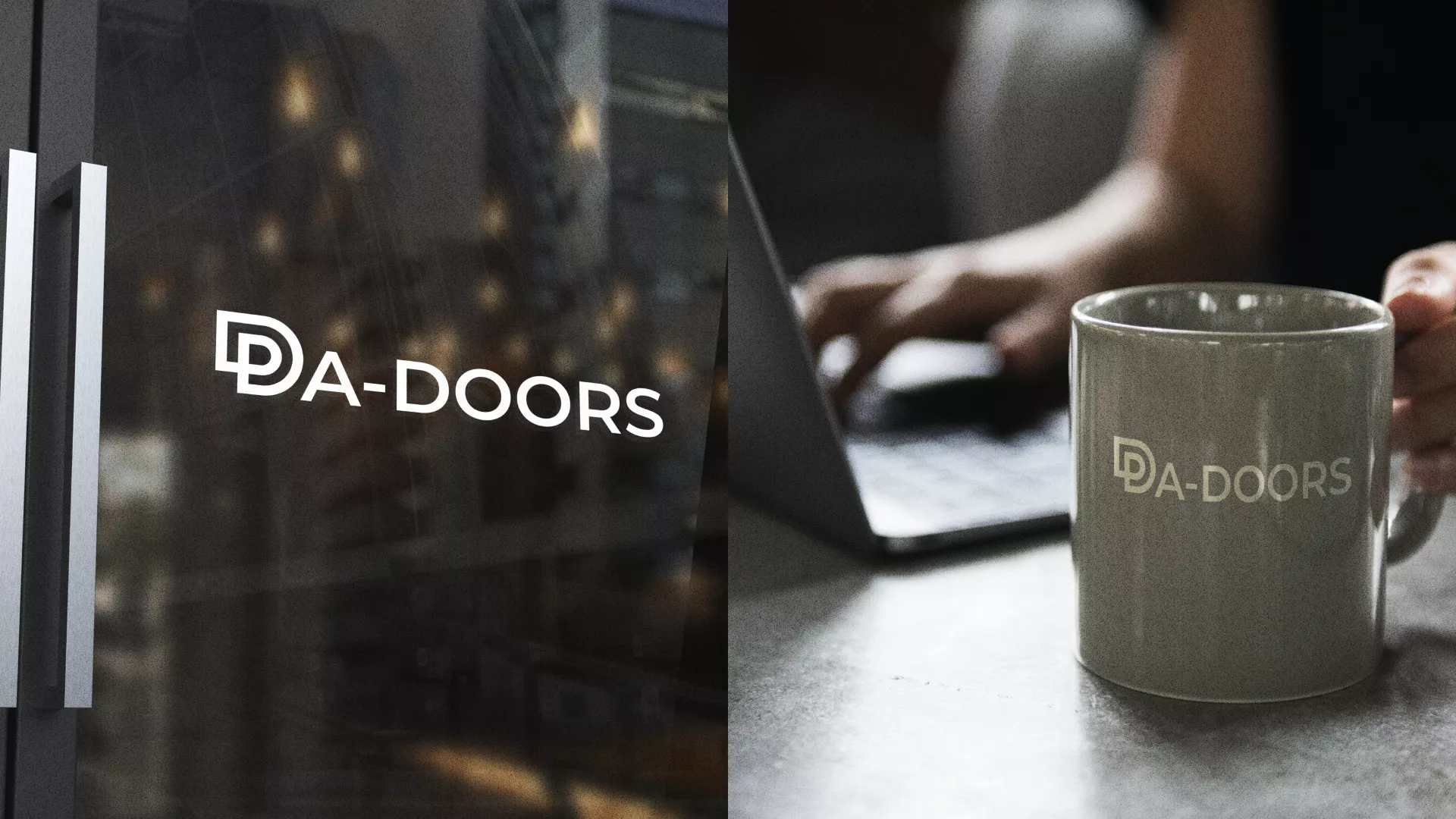 Создание логотипа компании «DA-DOORS» в Рошале
